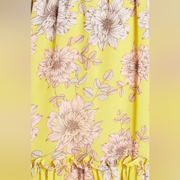 Chelsea28 Plus Size Floral Off the Shoulder Tiered Dress - Picture 5 of 11